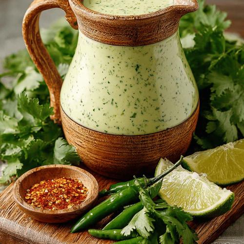 Easy Creamy Cilantro Lime Dressing