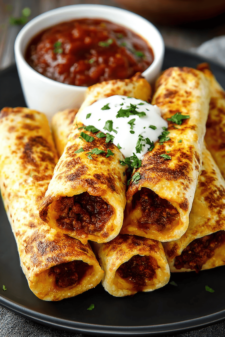 Easy Crisp Bean Burritos