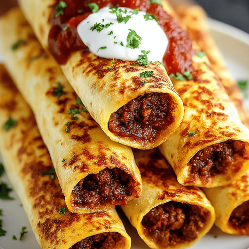 Easy Crisp Bean Burritos
