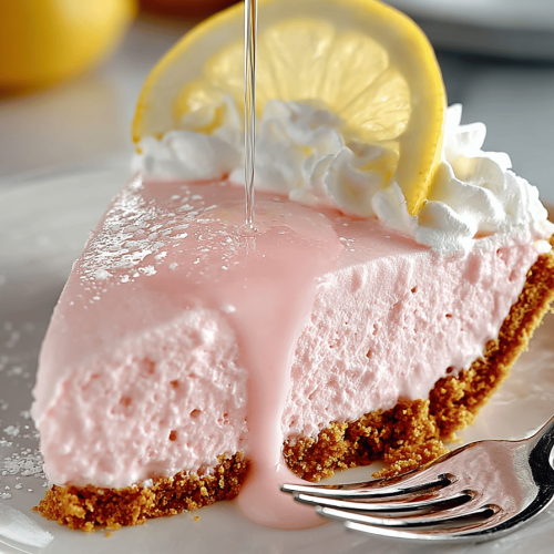 Easy Frozen Pink Lemonade Pie Recipe