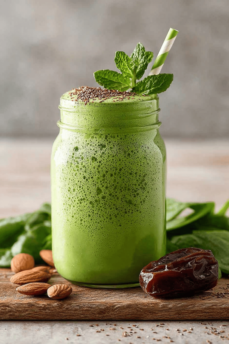 Easy Green Smoothie for a Healthy Boost