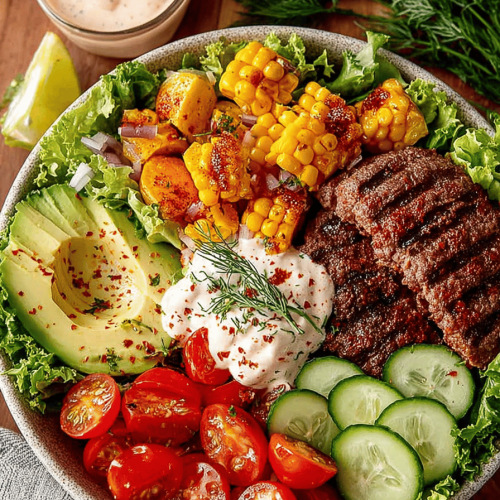 Easy Healthy Burger Bowl Recipe