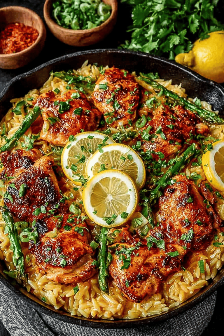 Easy Lemon Chicken Orzo