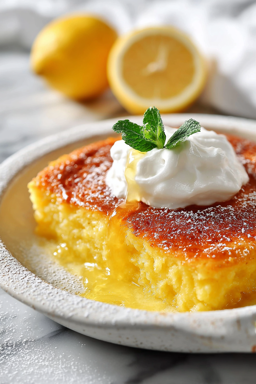Easy Lemon Pudding Cake