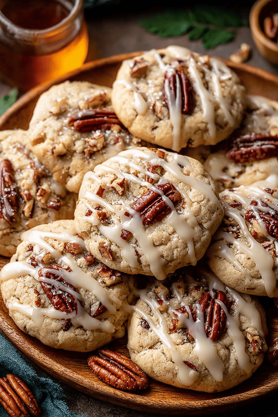 Easy Maple Pecan Cookies