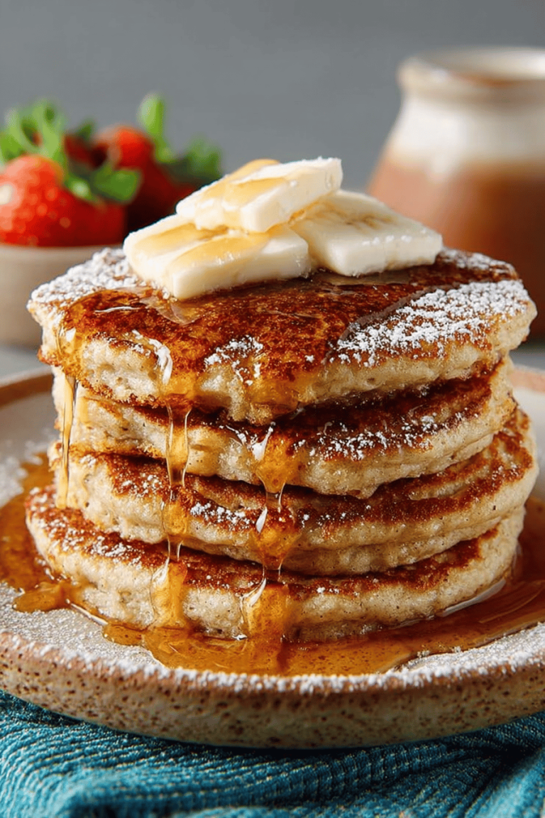 Easy Oat Flour Pancakes