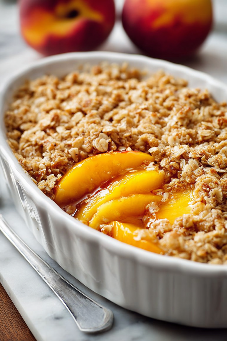 Easy Peach Crisp Recipe for Summer Treats
