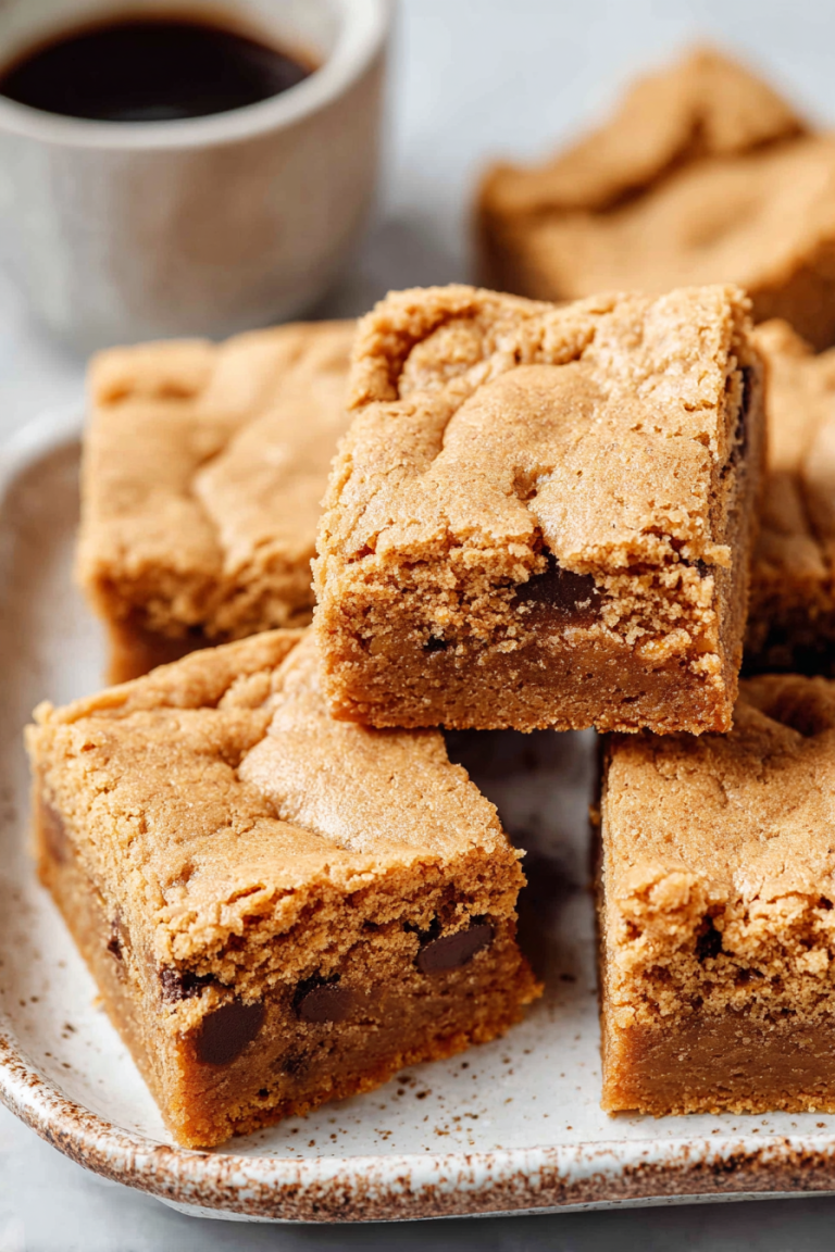 Easy Peanut Butter Cookie Bars Recipe