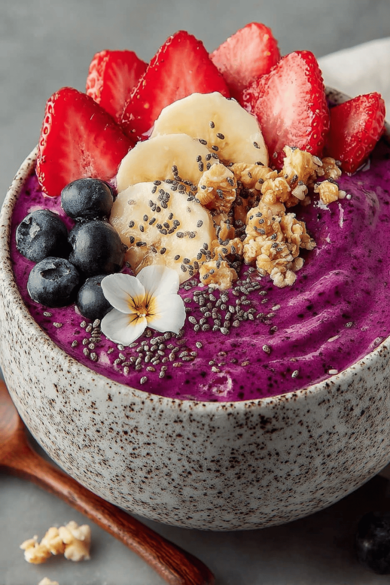 Easy Pitaya Power Smoothie Bowl
