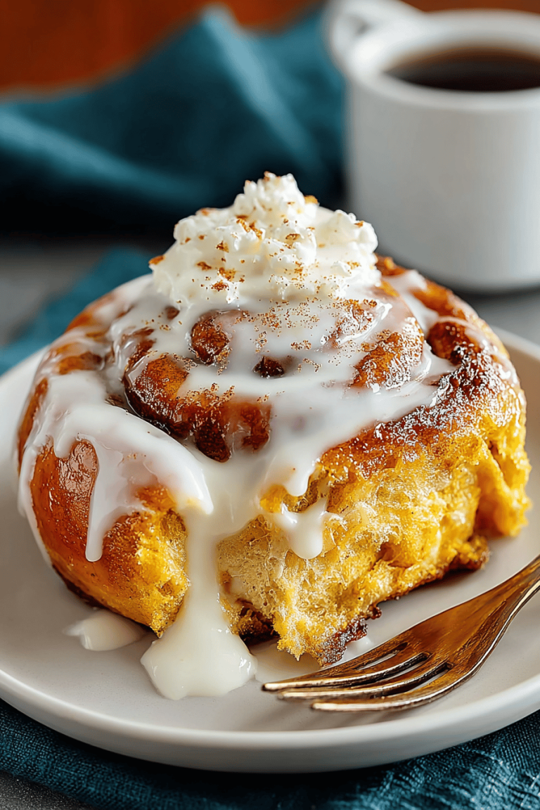 Easy Pumpkin Cinnamon Rolls for Fall Baking