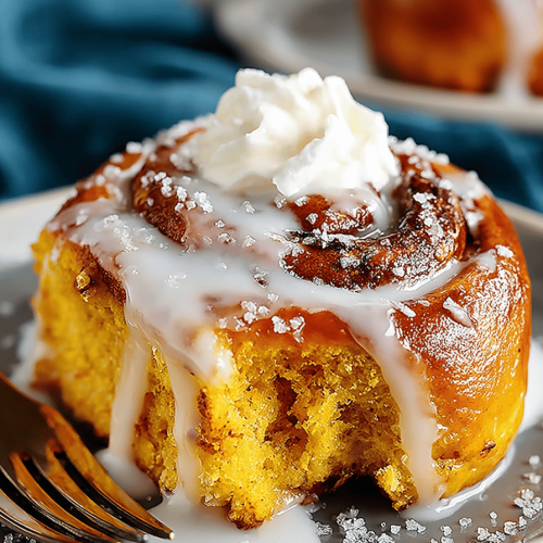 Easy Pumpkin Cinnamon Rolls for Fall Baking