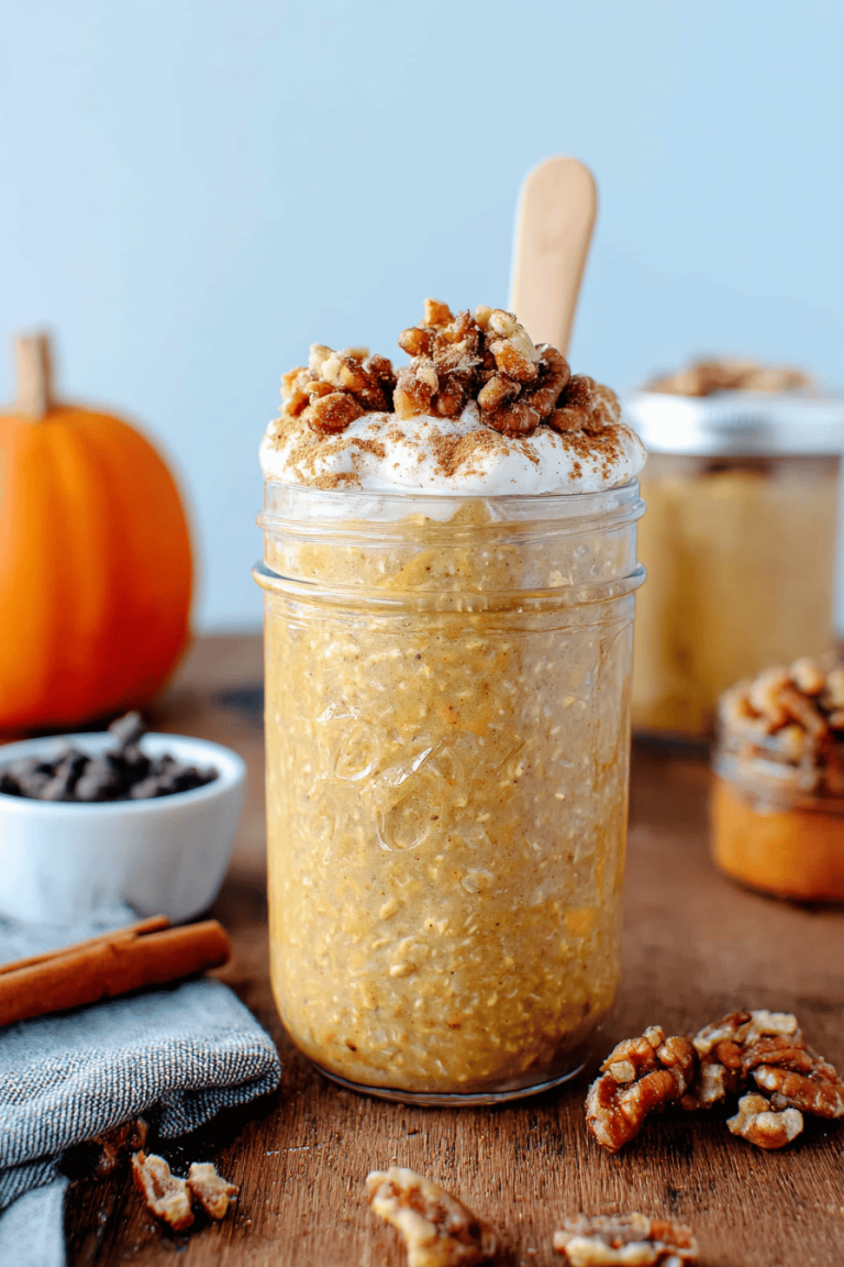 Easy Pumpkin Overnight Oats