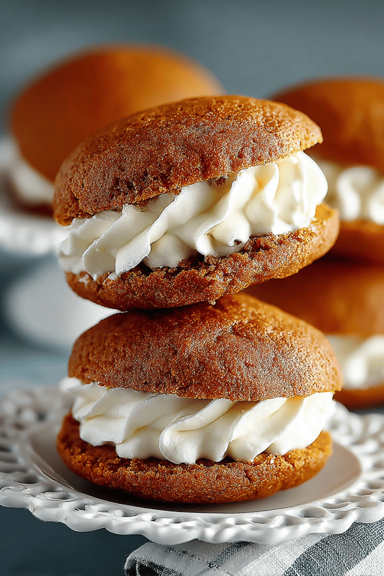 Easy Pumpkin Whoopie Pies for Fall Treats