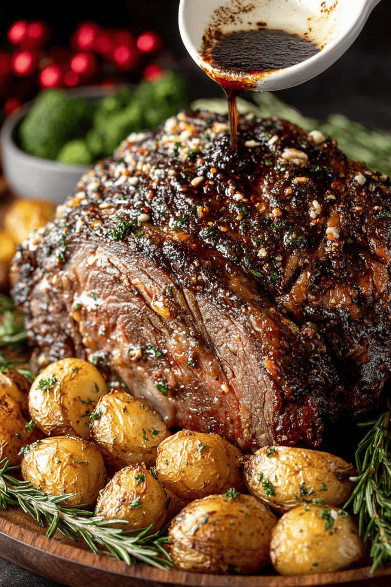 Easy Standing Rib Roast Dinner