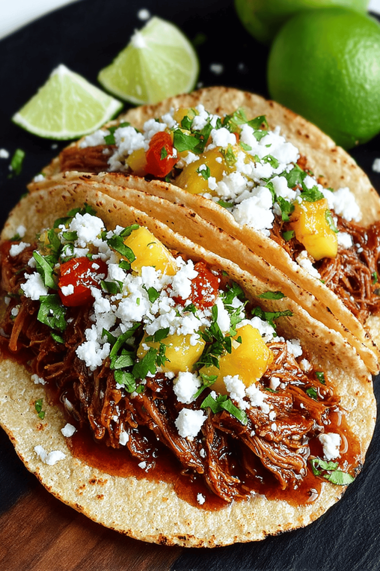 Easy Sweet Pork Tacos for a Flavorful Meal