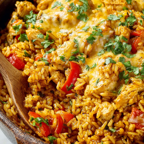Chicken Fajita Rice Skillet