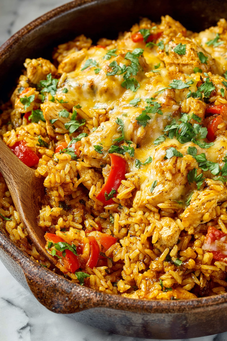 Chicken Fajita Rice Skillet