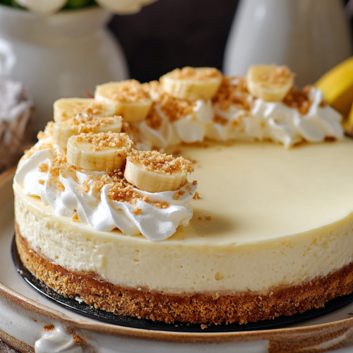 Delish Banana Cream Pie Cheesecake Recipes
