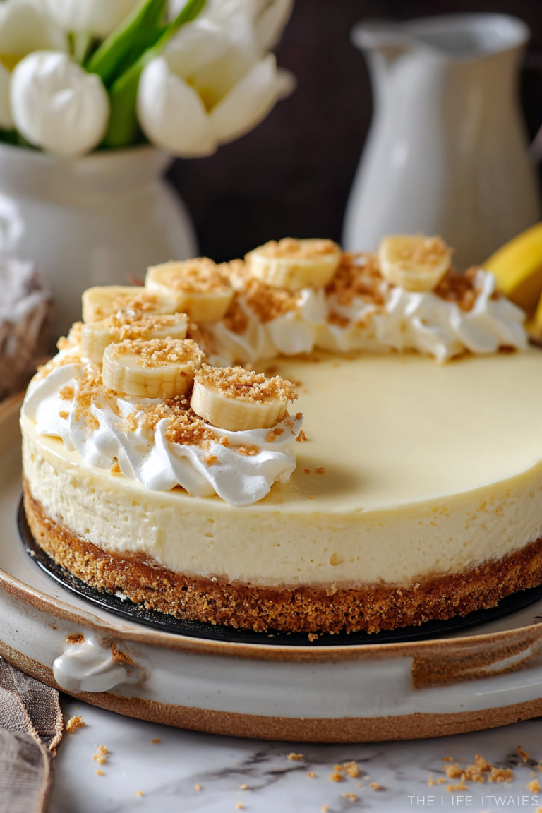 Delish Banana Cream Pie Cheesecake Recipes
