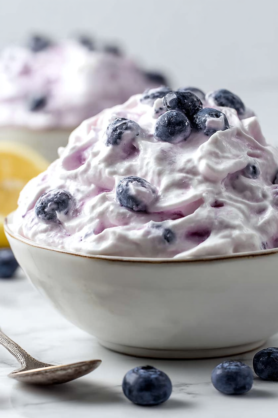 Delish Blueberry Lemon Fluff Recipe