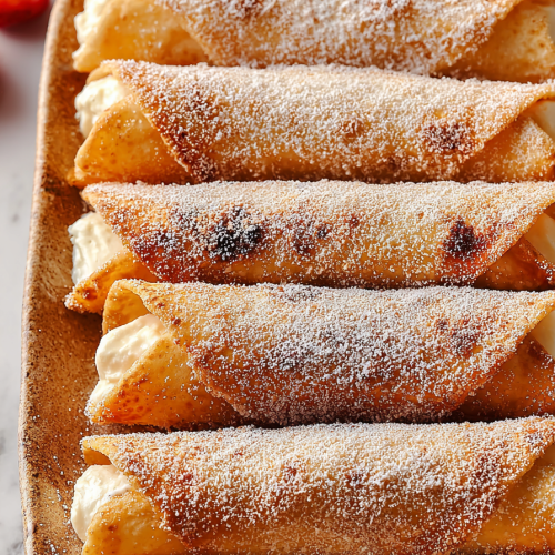 Delish Cheesecake Taquitos Recipe