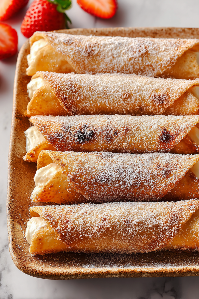 Delish Cheesecake Taquitos Recipe