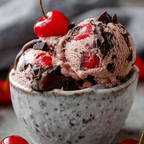 Delish Chocolate Cherry Ice Cream