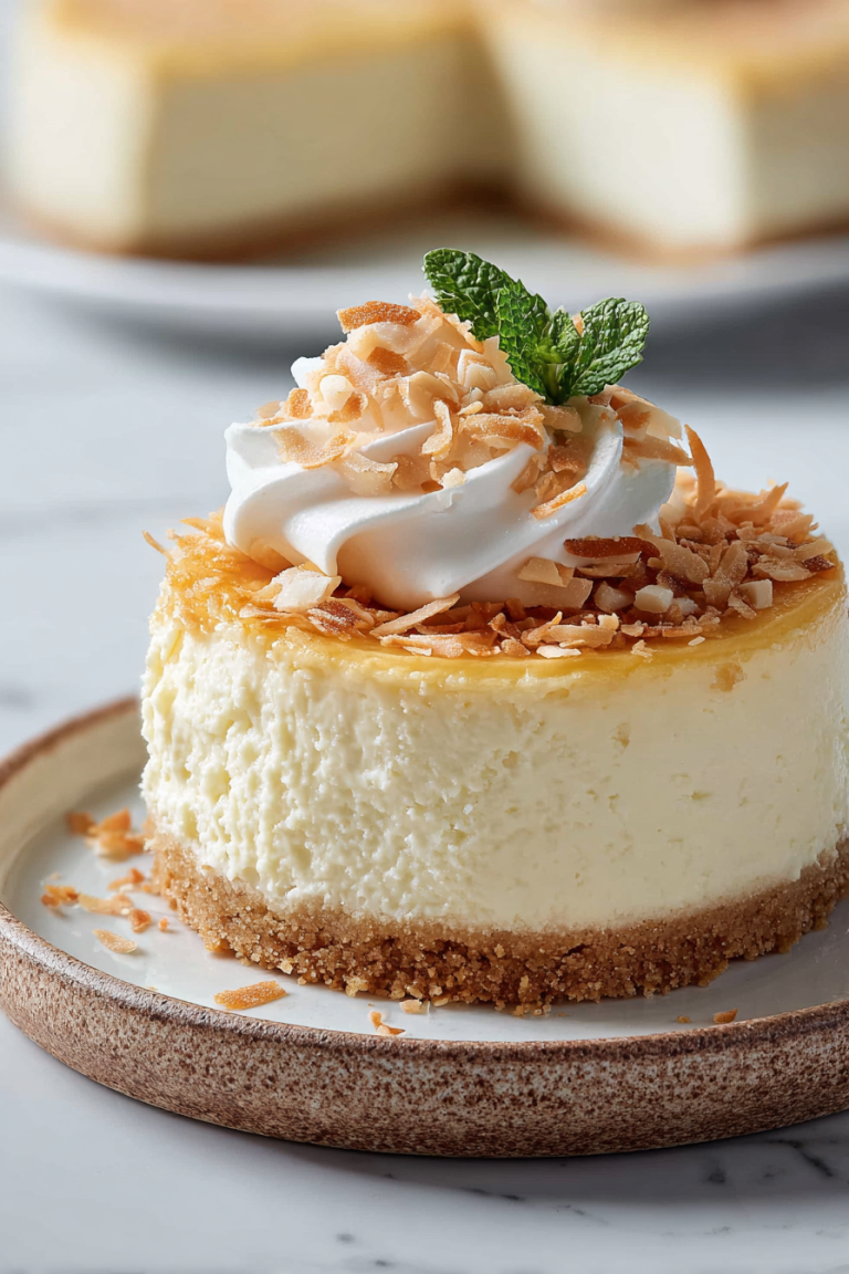 Delish Coconut Cheesecake Recipes