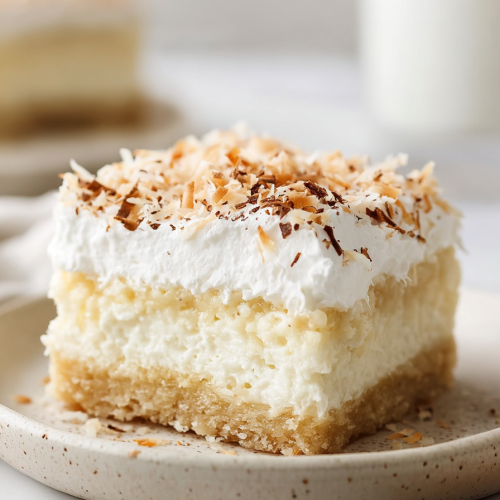 Delish Coconut Cream Pie Bars
