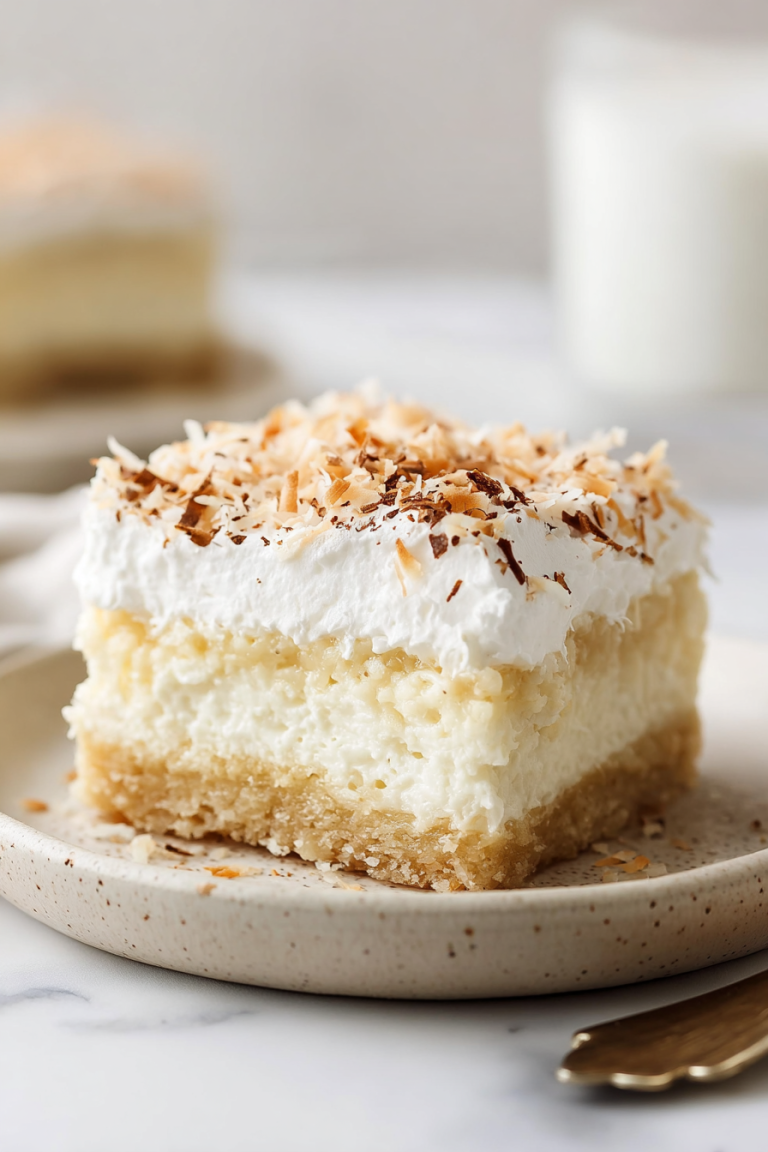 Delish Coconut Cream Pie Bars