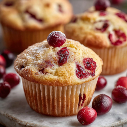 Delish Cranberry Orange Muffins