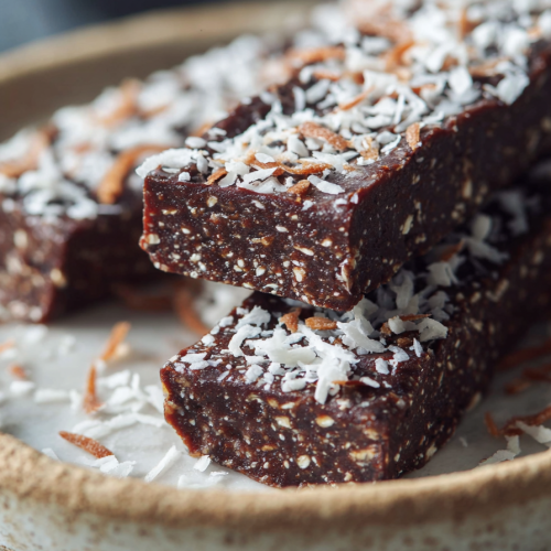 Delish Dark Chocolate Coconut Protein Bars