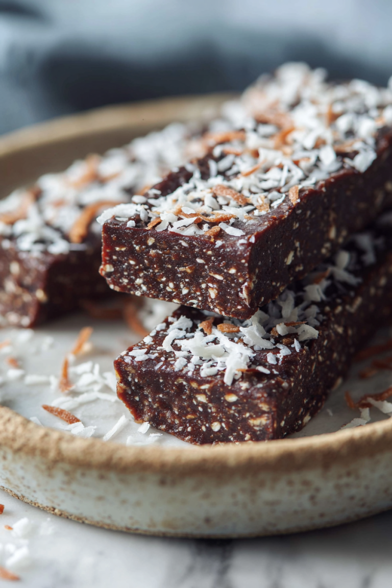 Delish Dark Chocolate Coconut Protein Bars