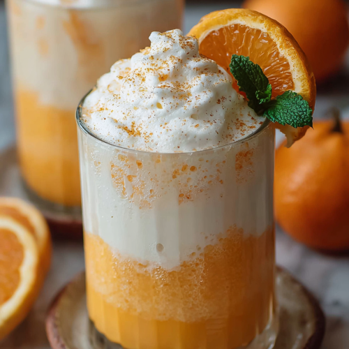 Delish Dirty Creamsicle Float