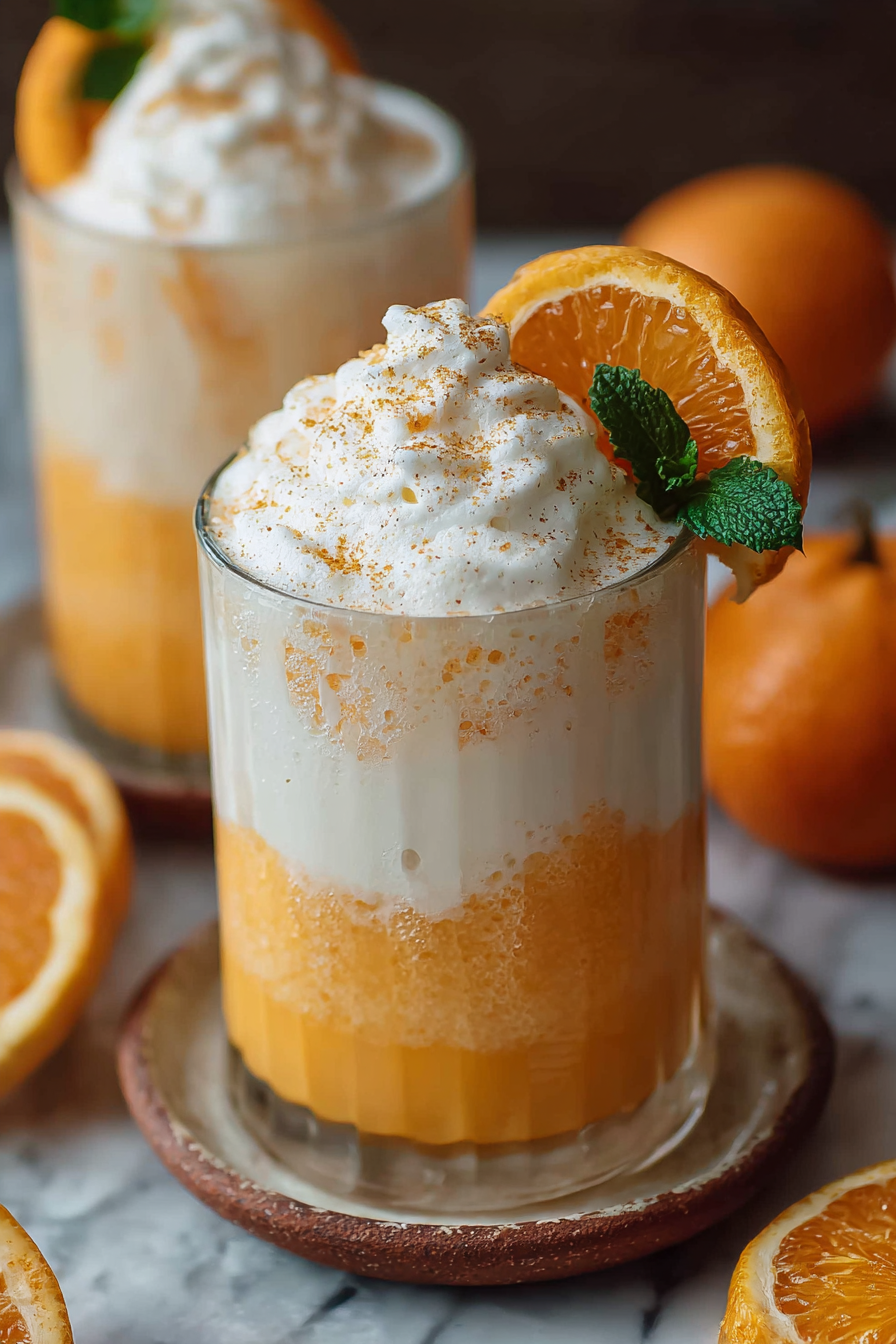 Delish Dirty Creamsicle Float