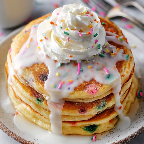 Delish Funfetti Pancakes