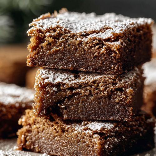 Delish Gingerbread Brownies Recipe