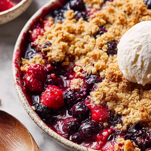 Delish Gluten-Free Berry Crisp Recipe