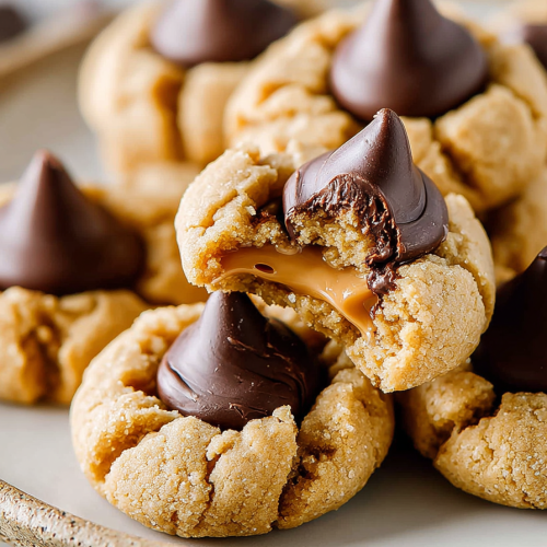 Delish Gluten Free Peanut Butter Blossoms