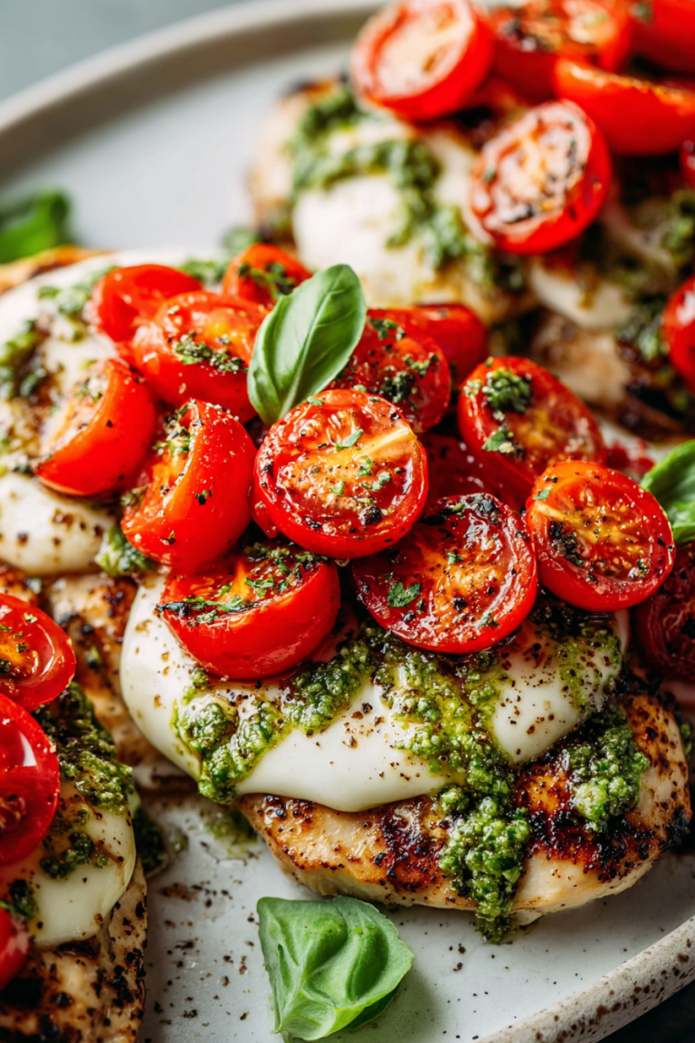 Delish Grilled Chicken Margherita