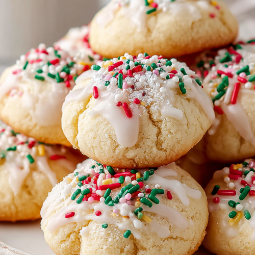Delish Italian Sprinkle Cookies