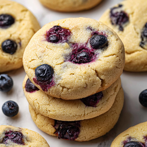 Delish Lemon Blueberry Cookies