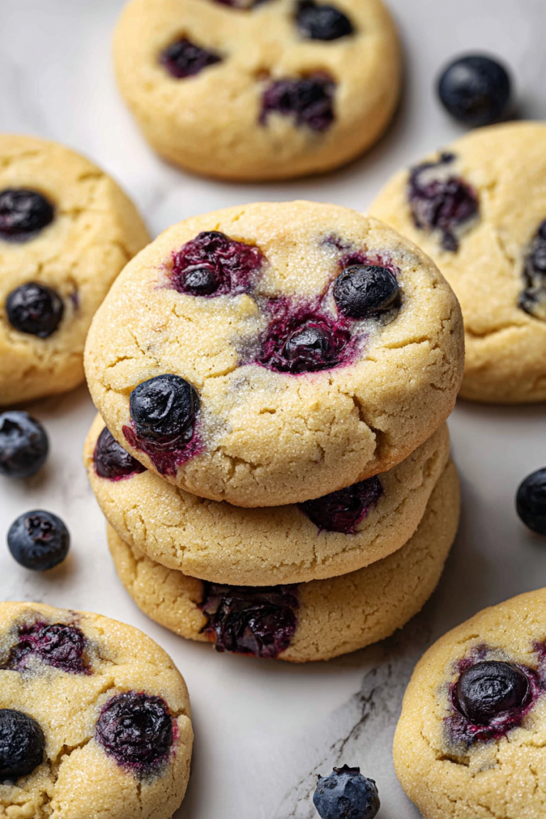 Delish Lemon Blueberry Cookies