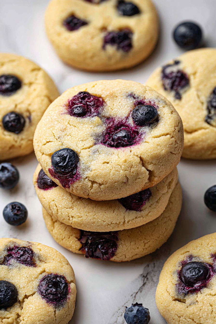 Delish Lemon Blueberry Cookies