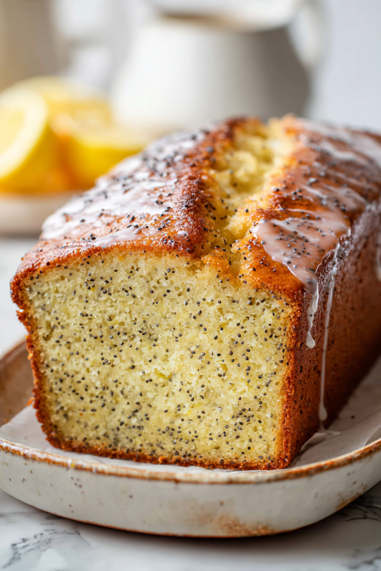Delish Lemon Poppy Seed Bread
