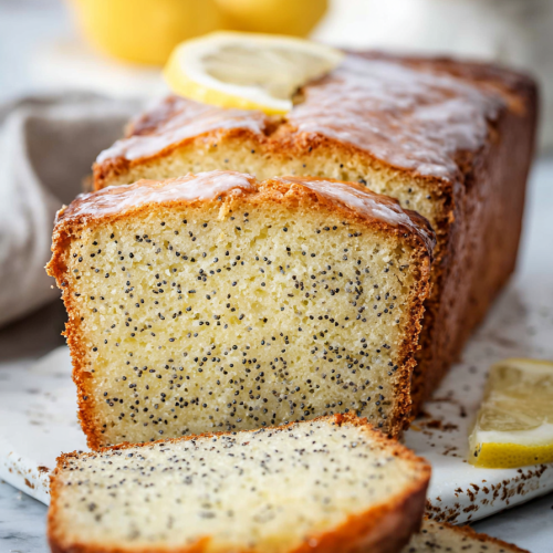 Delish Lemon Poppy Seed Bread
