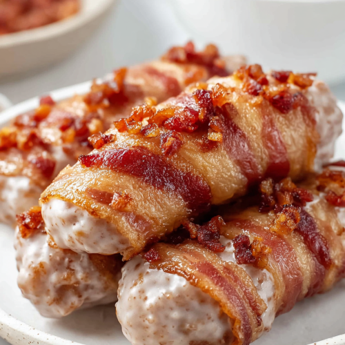 Delish Maple Bacon Donut Sticks