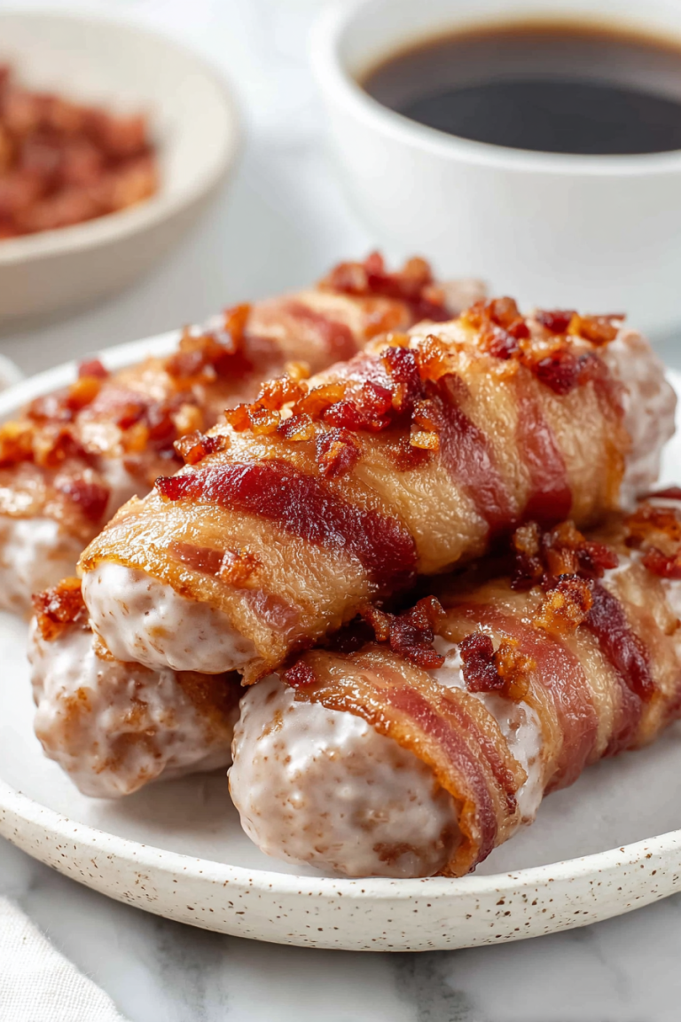 Delish Maple Bacon Donut Sticks