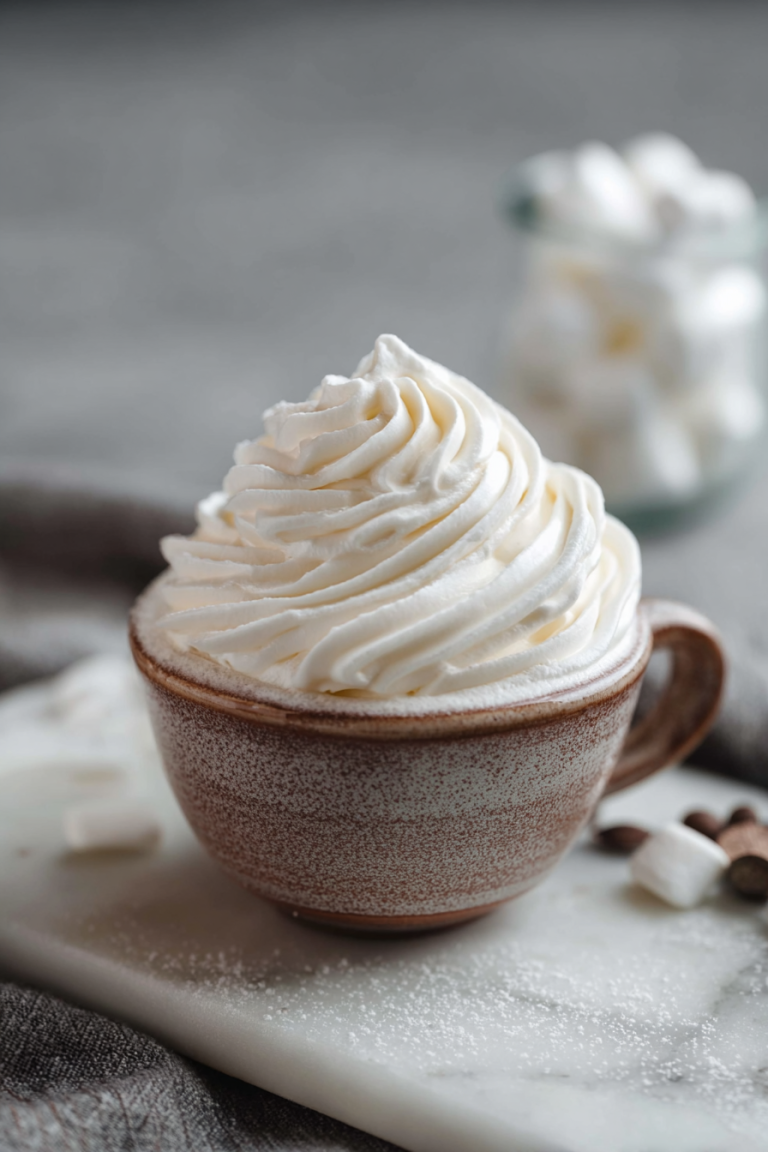 Delish Marshmallow Whipped Cream Recipe