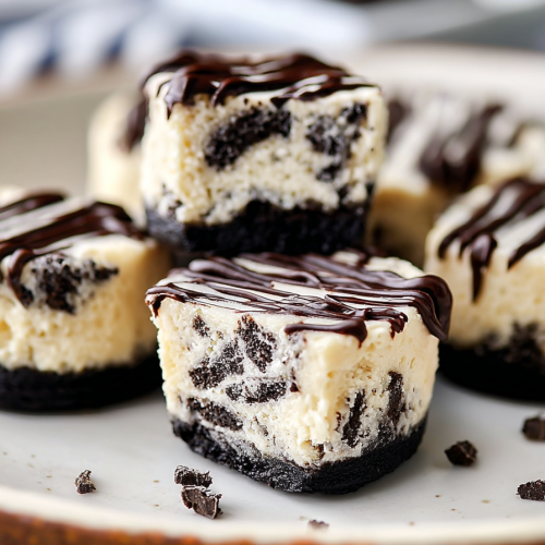 Delish Oreo Cheesecake Bites
